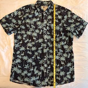 Paradise Key Tropical Palm Print Casual Shirt XL